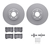 4312-03040 Geospec Brake Rotors with 3000-Series Ceramic Brake Pads & Hardware, 2009-2014 Kia/Hyundai/Genesis, Position: Front - image 1