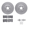 4312-03041 Geospec Brake Rotors with 3000-Series Ceramic Brake Pads & Hardware, 2011-2014 Kia/Hyundai/Genesis, Position: Front - image 1