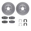 4312-03042 Geospec Brake Rotors with 3000-Series Ceramic Brake Pads & Hardware, 2010-2013 Kia/Hyundai/Genesis, Position: Front - image 1