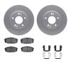 4312-03043 Geospec Brake Rotors with 3000-Series Ceramic Brake Pads & Hardware, 2009-2012 Kia/Hyundai/Genesis, Position: Front - image 1