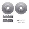 4312-03058 Geospec Brake Rotors with 3000-Series Ceramic Brake Pads & Hardware, 2010-2016 Kia/Hyundai/Genesis, Position: Front - image 1