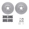 4312-03059 Geospec Brake Rotors with 3000-Series Ceramic Brake Pads & Hardware, 2015-2017 Kia/Hyundai/Genesis, Position: Front - image 1