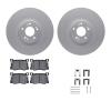 4312-03060 Geospec Brake Rotors with 3000-Series Ceramic Brake Pads & Hardware, 2015-2017 Kia/Hyundai/Genesis, Position: Front - image 1