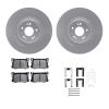 4312-03087 Geospec Brake Rotors with 3000-Series Ceramic Brake Pads & Hardware, 2018-2020 Kia/Hyundai/Genesis, Position: Front - image 1