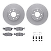 4312-07001 Geospec Brake Rotors with 3000-Series Ceramic Brake Pads & Hardware, 2012-2019 Mopar, Position: Front - image 1