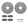 4312-11003 Geospec Brake Rotors with 3000-Series Ceramic Brake Pads & Hardware, 1999-2004 Land Rover, Position: Front - image 1