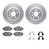 4312-11012 Geospec Brake Rotors with 3000-Series Ceramic Brake Pads & Hardware, 2012-2015 Land Rover, Position: Rear - image 1