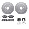 4312-11014 Geospec Brake Rotors with 3000-Series Ceramic Brake Pads & Hardware, 2008-2012 Land Rover, Position: Rear - image 1