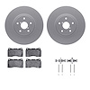 4312-13021 Geospec Brake Rotors with 3000-Series Ceramic Brake Pads & Hardware, 2005-2020 Subaru, Position: Front - image 1