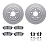 4312-13022 Geospec Brake Rotors with 3000-Series Ceramic Brake Pads & Hardware, 2003-2008 GM, Position: Rear - image 1