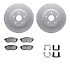 4312-13024 Geospec Brake Rotors with 3000-Series Ceramic Brake Pads & Hardware, 2006-2021 Subaru, Position: Front