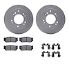 4312-21009 Geospec Brake Rotors with 3000-Series Ceramic Brake Pads & Hardware, 2003-2006 Kia/Hyundai/Genesis, Position: Rear - image 1