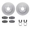 4312-21020 Geospec Brake Rotors with 3000-Series Ceramic Brake Pads & Hardware, 2010-2013 Kia/Hyundai/Genesis, Position: Front - image 1