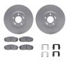 4312-21028 Geospec Brake Rotors with 3000-Series Ceramic Brake Pads & Hardware, 2015-2021 Kia/Hyundai/Genesis, Position: Front - image 1