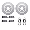 4312-21032 Geospec Brake Rotors with 3000-Series Ceramic Brake Pads & Hardware, 2015-2020 Kia/Hyundai/Genesis, Position: Rear - image 1