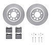 4312-27003 Geospec Brake Rotors with 3000-Series Ceramic Brake Pads & Hardware, 1974-1975 Volvo, Position: Rear - image 1