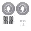 4312-27008 Geospec Brake Rotors with 3000-Series Ceramic Brake Pads & Hardware, 1975-1987 Volvo, Position: Rear - image 1