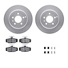 4312-27010 Geospec Brake Rotors with 3000-Series Ceramic Brake Pads & Hardware, 1996-1997 Volvo, Position: Rear - image 1