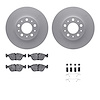 4312-27014 Geospec Brake Rotors with 3000-Series Ceramic Brake Pads & Hardware, 1996-2004 Volvo, Position: Front - image 1