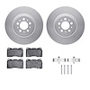 4312-27021 Geospec Brake Rotors with 3000-Series Ceramic Brake Pads & Hardware, 2004-2007 Volvo, Position: Front - image 1