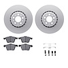 4312-27022 Geospec Brake Rotors with 3000-Series Ceramic Brake Pads & Hardware, 2003-2009 Volvo, Position: Front - image 1