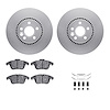 4312-27027 Geospec Brake Rotors with 3000-Series Ceramic Brake Pads & Hardware, 2008-2015 Land Rover, Position: Front - image 1