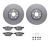 4312-27037 Geospec Brake Rotors with 3000-Series Ceramic Brake Pads & Hardware, 2010-2016 Volvo, Position: Front - image 1