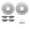 4312-27038 Geospec Brake Rotors with 3000-Series Ceramic Brake Pads & Hardware, 2003-2014 Volvo, Position: Front - image 1