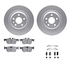 4312-27045 Geospec Brake Rotors with 3000-Series Ceramic Brake Pads & Hardware, 2018-2020 Volvo, Position: Rear - image 1