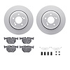 4312-31022 Geospec Brake Rotors with 3000-Series Ceramic Brake Pads & Hardware, 2000-2006 BMW, Position: Rear - image 1