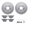4312-31024 Geospec Brake Rotors with 3000-Series Ceramic Brake Pads & Hardware, 2000-2006 BMW, Position: Rear - image 1