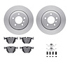 4312-31028 Geospec Brake Rotors with 3000-Series Ceramic Brake Pads & Hardware, 2006-2010 BMW, Position: Rear - image 1