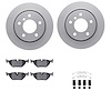 4312-31031 Geospec Brake Rotors with 3000-Series Ceramic Brake Pads & Hardware, 1996-2005 BMW, Position: Rear - image 1