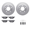 4312-31032 Geospec Brake Rotors with 3000-Series Ceramic Brake Pads & Hardware, 1996-2002 BMW, Position: Rear - image 1