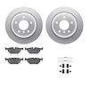 4312-31037 Geospec Brake Rotors with 3000-Series Ceramic Brake Pads & Hardware, 1996-2003 BMW, Position: Rear - image 1
