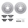 4312-31044 Geospec Brake Rotors with 3000-Series Ceramic Brake Pads & Hardware, 2002-2005 BMW, Position: Rear - image 1