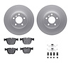 4312-31047 Geospec Brake Rotors with 3000-Series Ceramic Brake Pads & Hardware, 2007-2019 BMW, Position: Rear - image 1