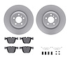 4312-31048 Geospec Brake Rotors with 3000-Series Ceramic Brake Pads & Hardware, 2009-2017 BMW, Position: Rear - image 1