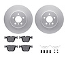 4312-31049 Geospec Brake Rotors with 3000-Series Ceramic Brake Pads & Hardware, 2010-2017 BMW, Position: Rear - image 1