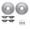 4312-31050 Geospec Brake Rotors with 3000-Series Ceramic Brake Pads & Hardware, 2001-2008 BMW, Position: Front - image 1