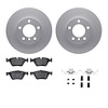 4312-31054 Geospec Brake Rotors with 3000-Series Ceramic Brake Pads & Hardware, 2006-2007 BMW, Position: Front - image 1