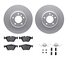 4312-31055 Geospec Brake Rotors with 3000-Series Ceramic Brake Pads & Hardware, 2006-2012 BMW, Position: Front - image 1