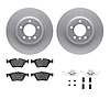 4312-31056 Geospec Brake Rotors with 3000-Series Ceramic Brake Pads & Hardware, 2009-2016 BMW, Position: Front - image 1