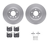 4312-31068 Geospec Brake Rotors with 3000-Series Ceramic Brake Pads & Hardware, 2008-2013 BMW, Position: Rear - image 1