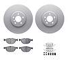 4312-31069 Geospec Brake Rotors with 3000-Series Ceramic Brake Pads & Hardware, 2008-2019 BMW, Position: Front - image 1