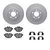 4312-31077 Geospec Brake Rotors with 3000-Series Ceramic Brake Pads & Hardware, 2011-2018 BMW, Position: Rear - image 1