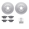 4312-31080 Geospec Brake Rotors with 3000-Series Ceramic Brake Pads & Hardware, 2011-2019 BMW, Position: Front - image 1
