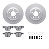4312-31086 Geospec Brake Rotors with 3000-Series Ceramic Brake Pads & Hardware, 2012-2020 BMW, Position: Rear - image 1
