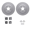 4312-31091 Geospec Brake Rotors with 3000-Series Ceramic Brake Pads & Hardware, 2013-2021 BMW, Position: Rear - image 1