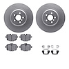 4312-31093 Geospec Brake Rotors with 3000-Series Ceramic Brake Pads & Hardware, 2016-2020 BMW, Position: Rear - image 1